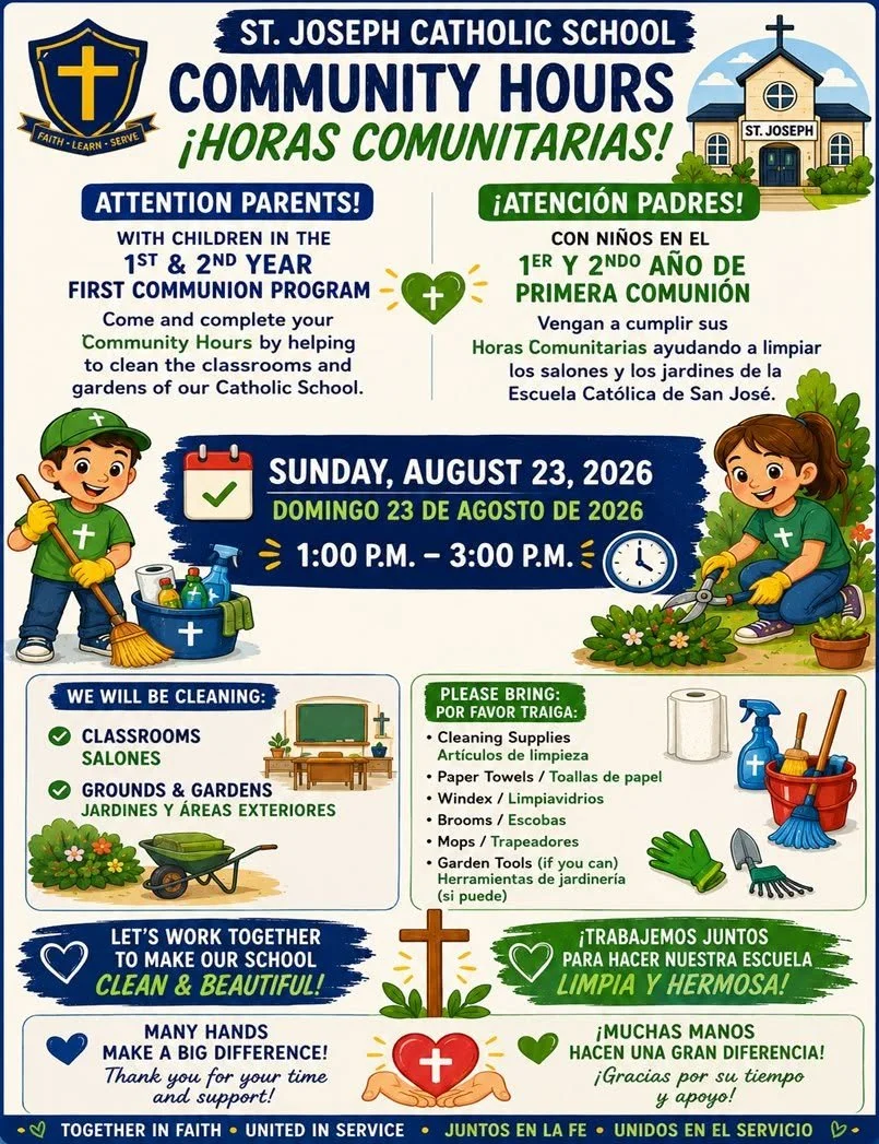 Catholic School Hours... click image for larger version