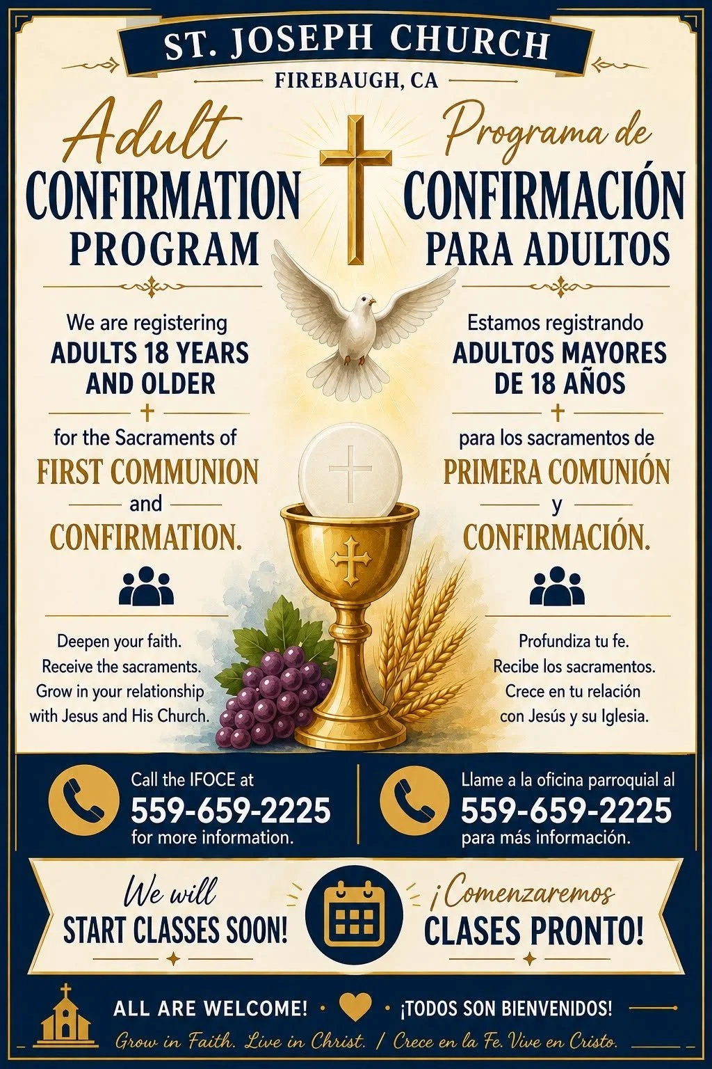 Adult Confirmation Program... click on image above to view larger version