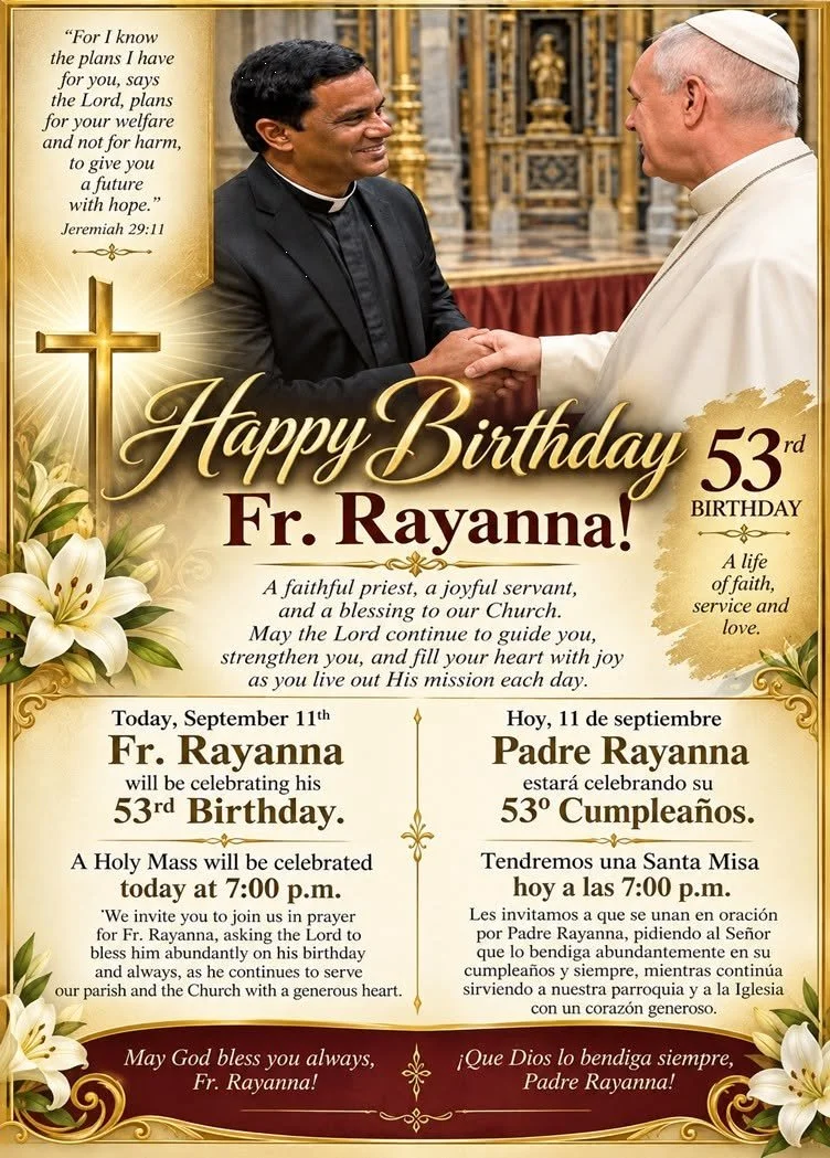 Happy Birthday Fr. Rayanna!