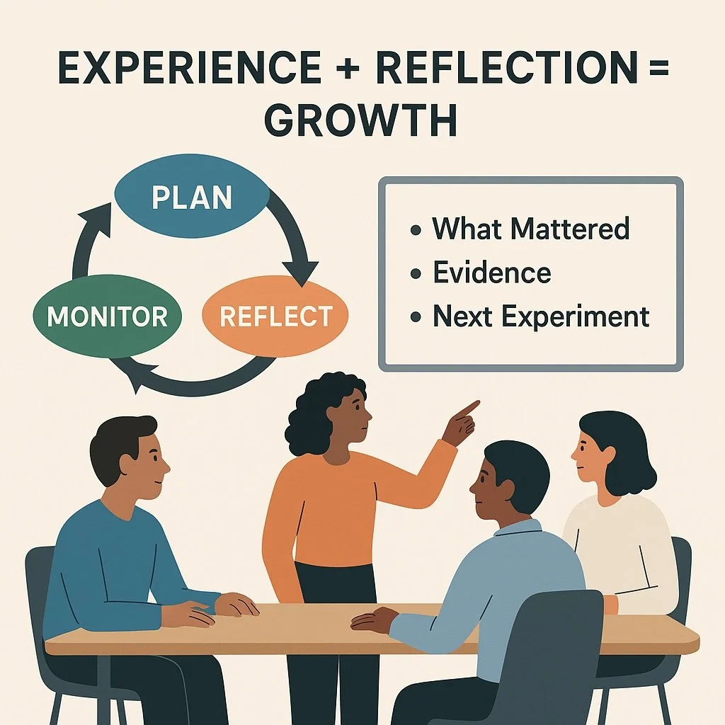 Experience + Reflection = Growth thumbnail