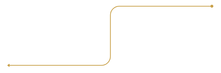 Line graph showing a flat line, a steep increase, and then leveling off.
