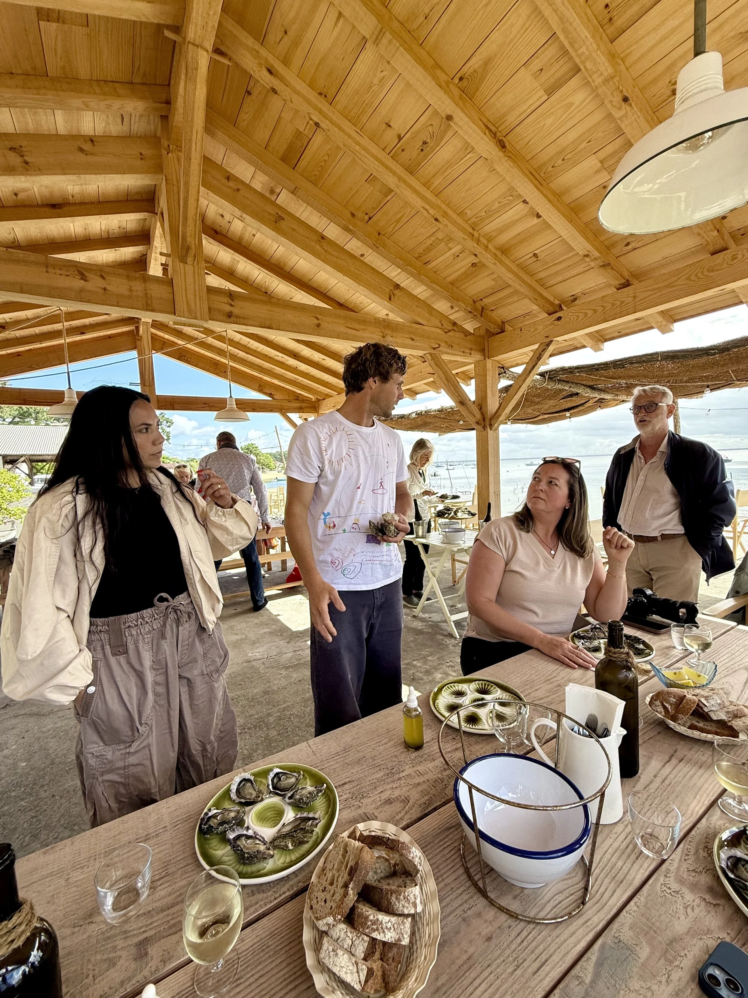 Oyster farm visit and tasting