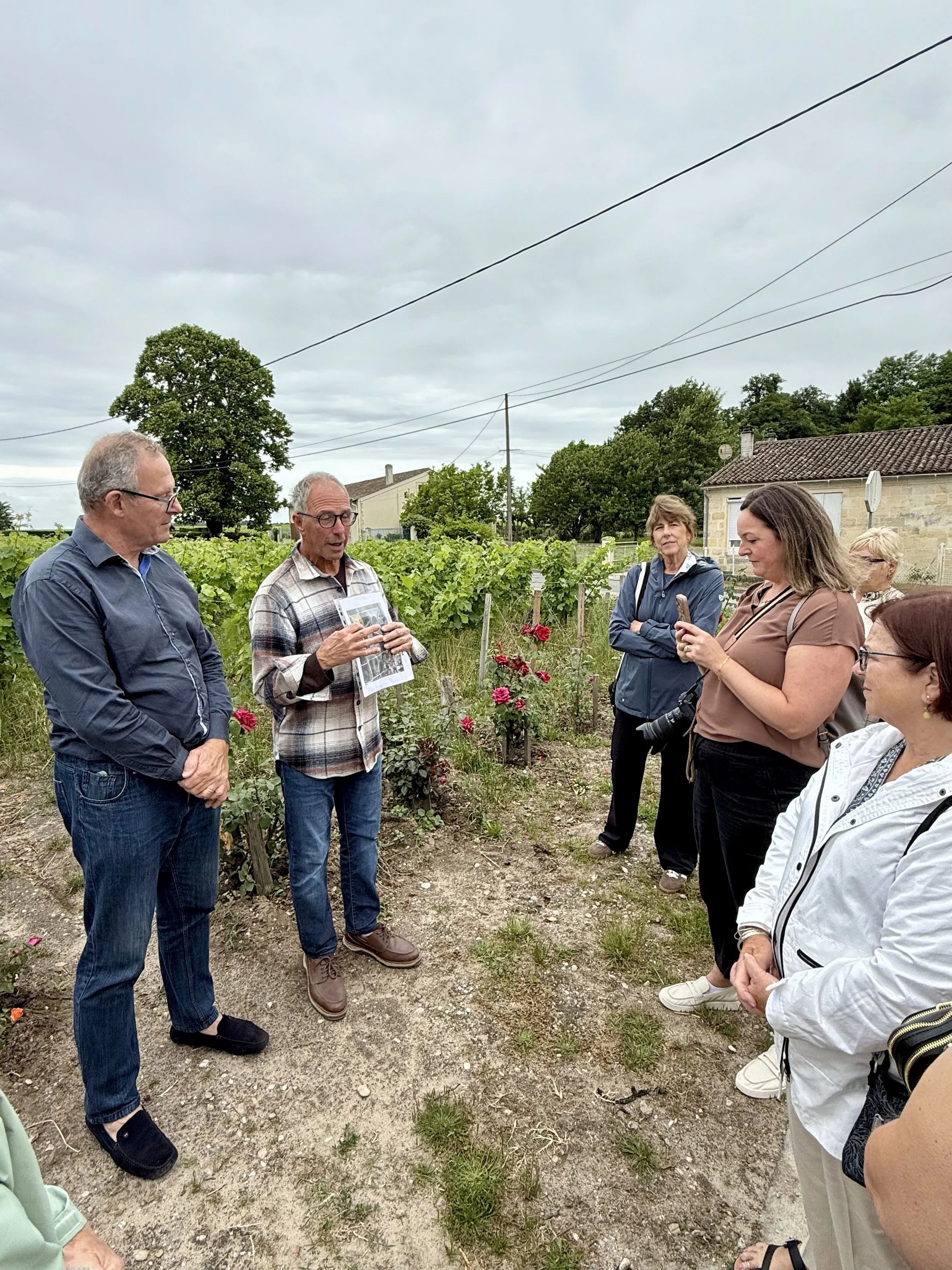Vinery visit in the Medoc