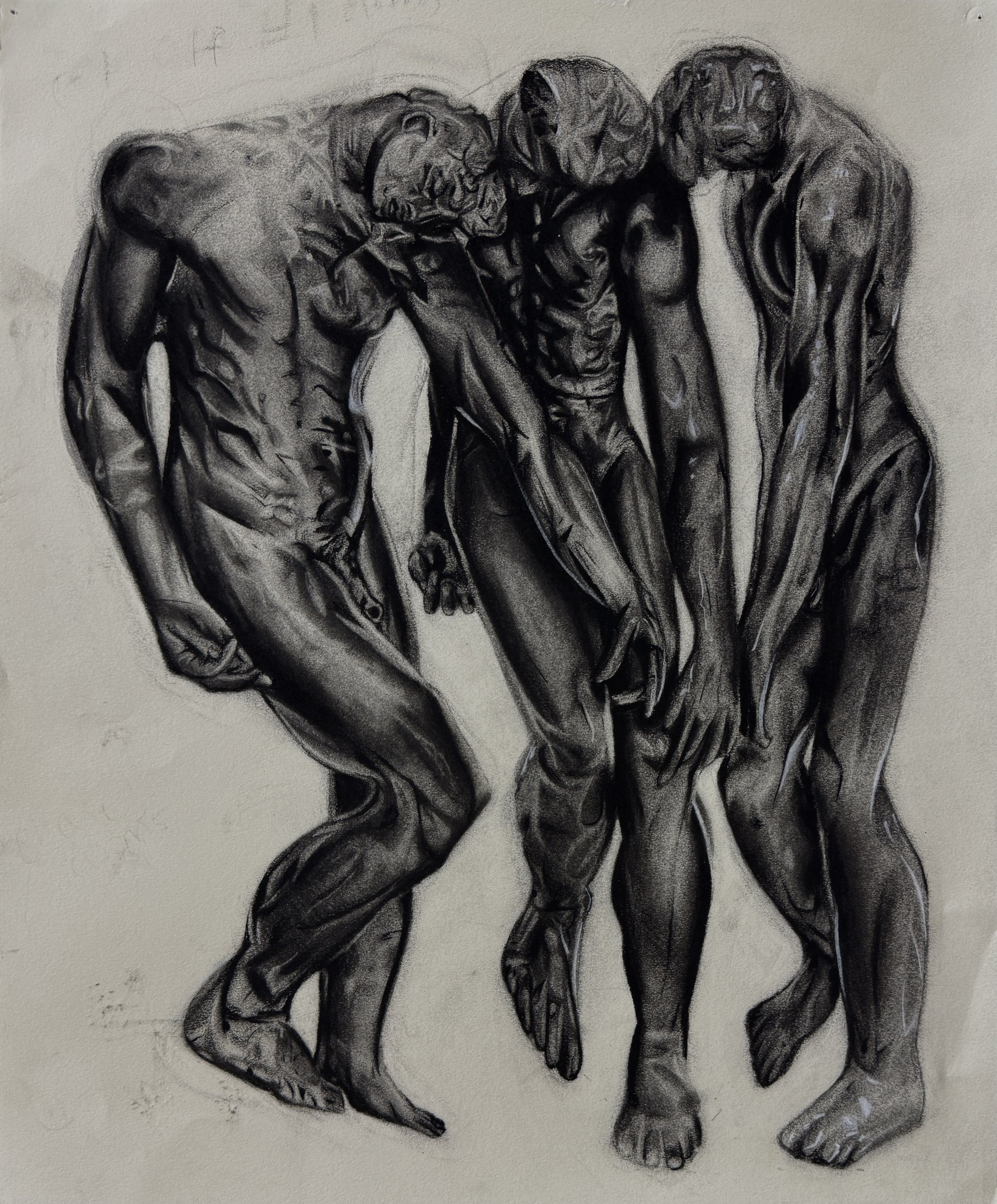 Anatomy Study of "The Three Shades"