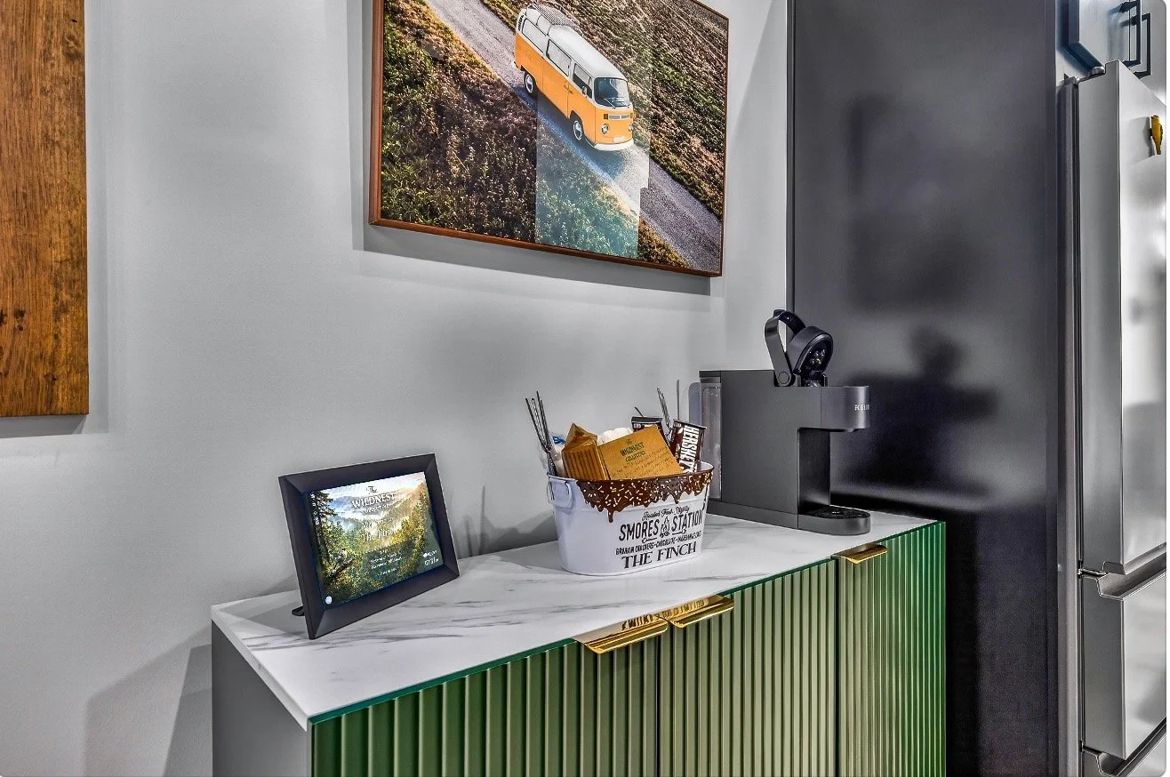 WildNest coffee bar and s'mores welcome kit
