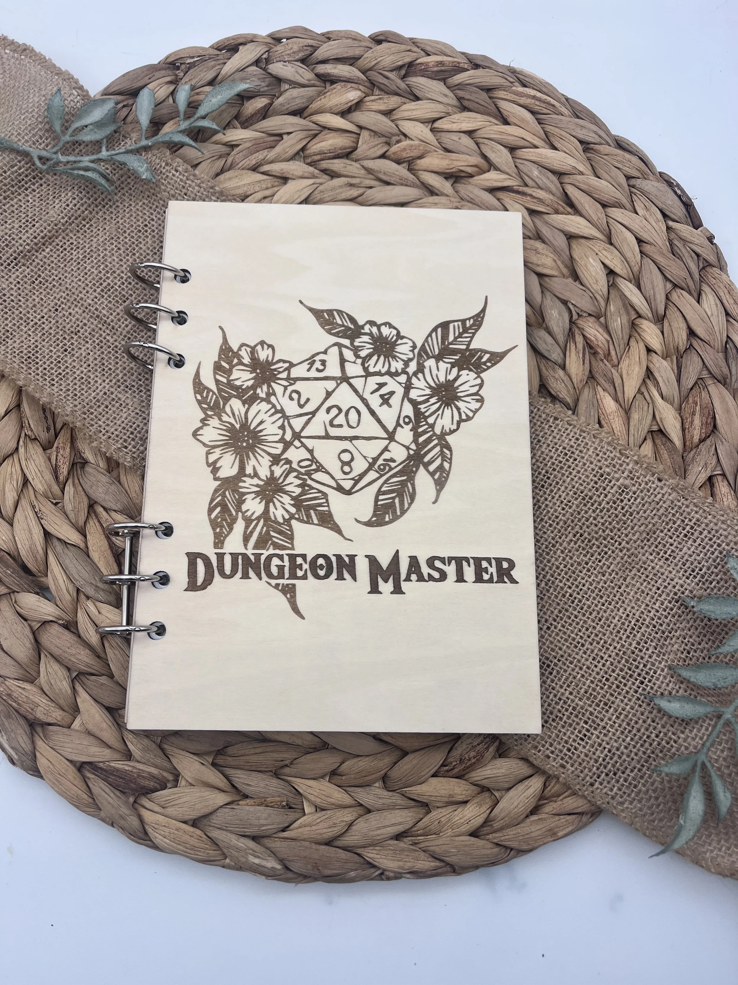 Dungeon Master Dice Refillable Journal