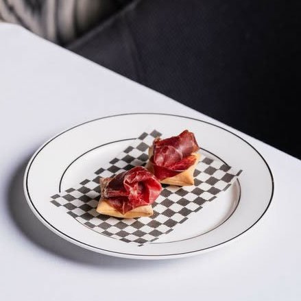 Bresaola Pillow filled with Halls Suzette Custard Gibney, Cottesloe