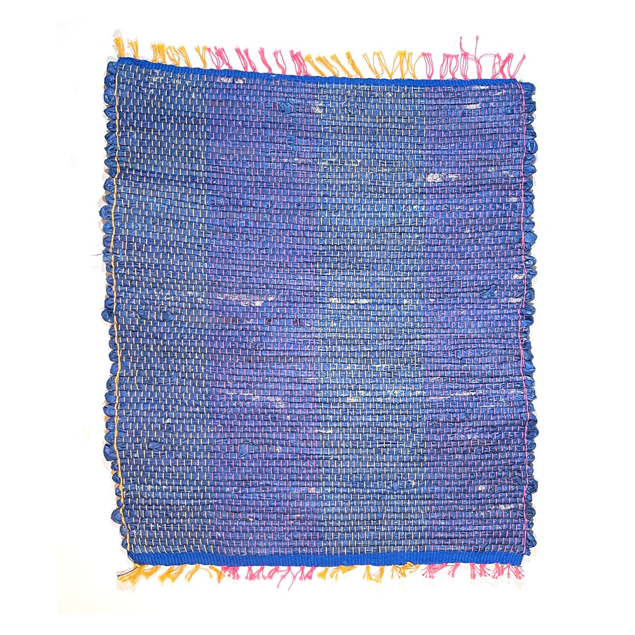 Blue Tarp Rug
22 x 24"