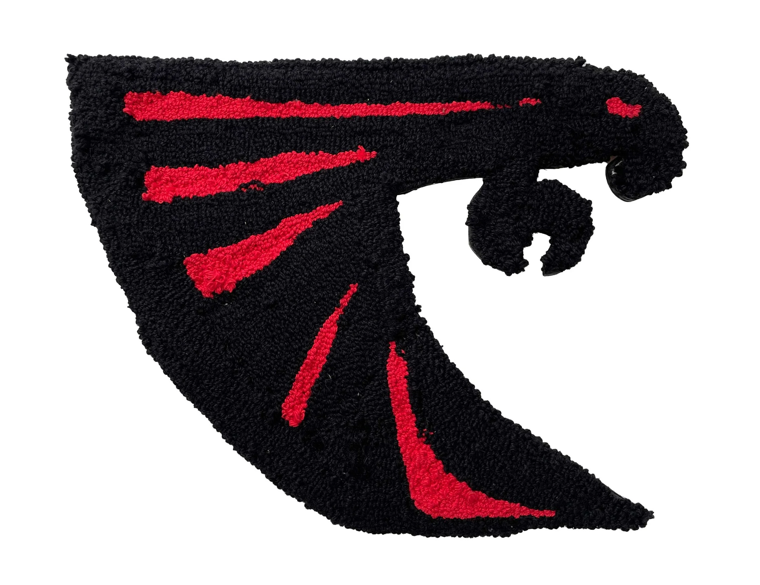 Falcon / cotton yarn mounted on plywood
11.5 x 15.5"