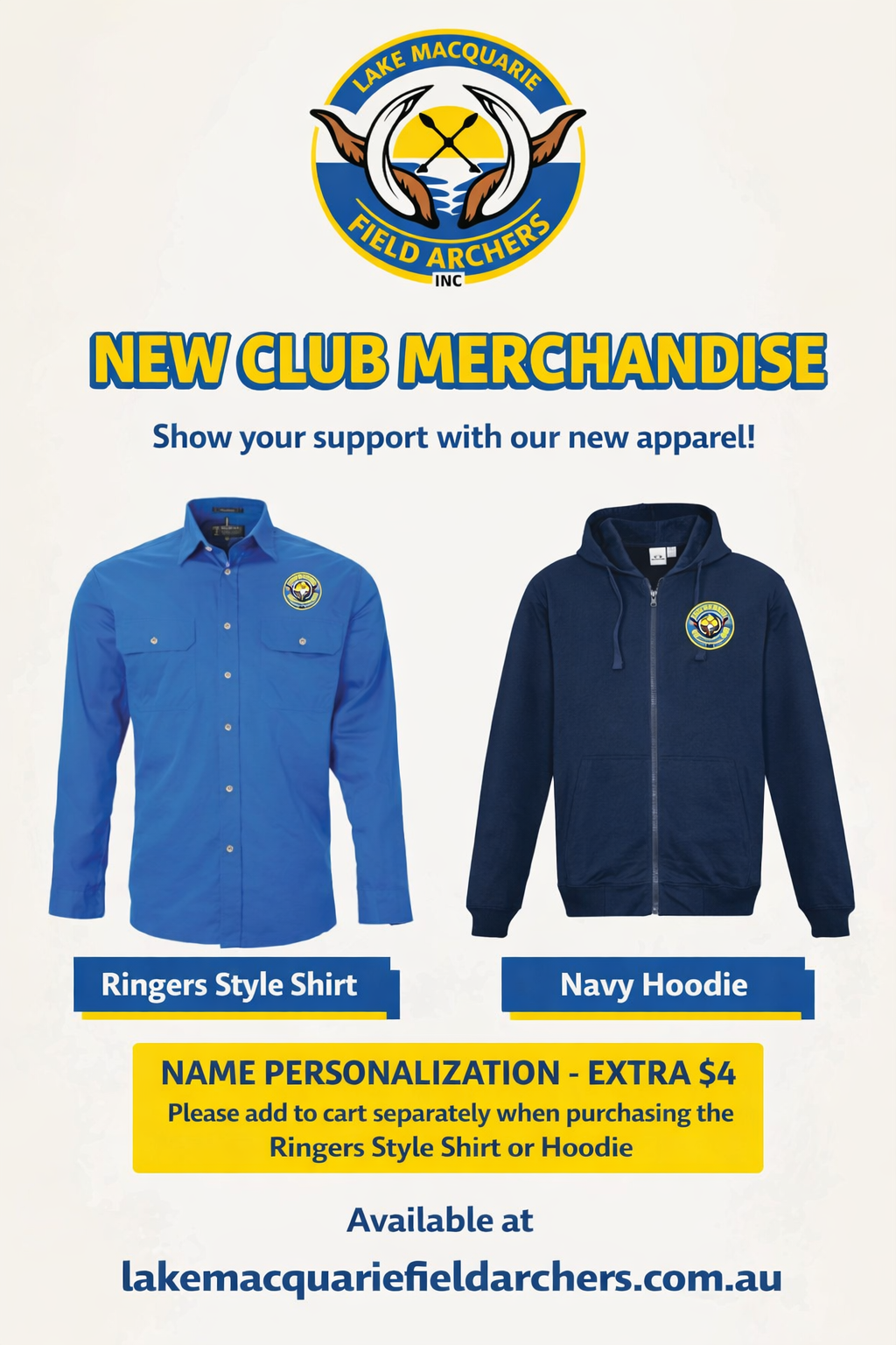 New official LMFA clothing: Ringers Style Shirt and Hoodie