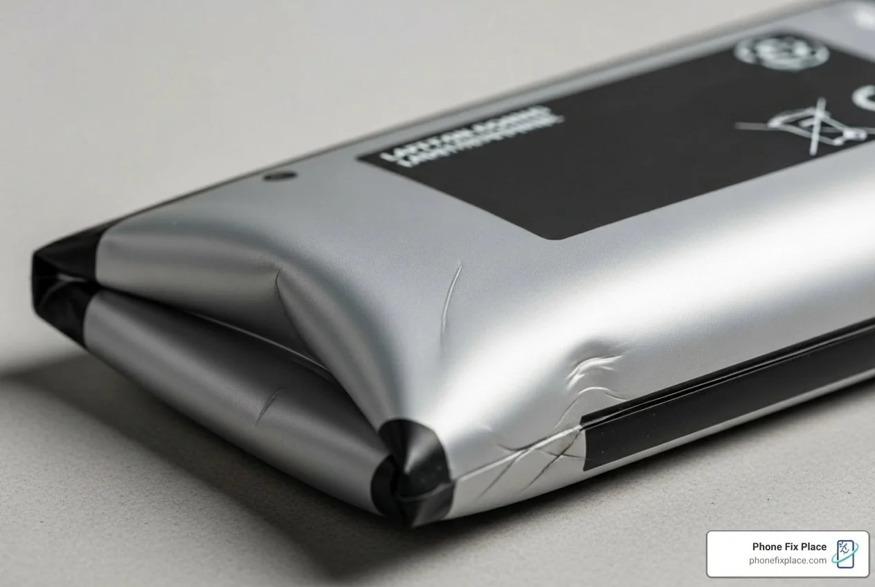 physically swollen or bulging phone battery - cell phone battery replacement