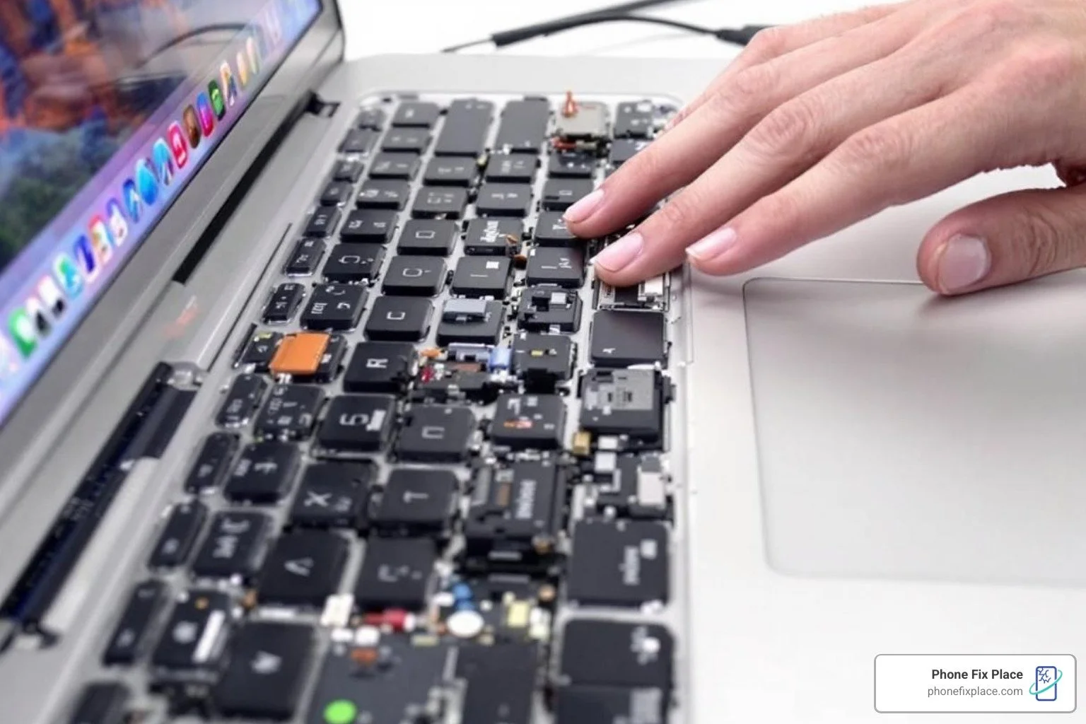 macOS Keyboard settings panel - MacBook keyboard fix