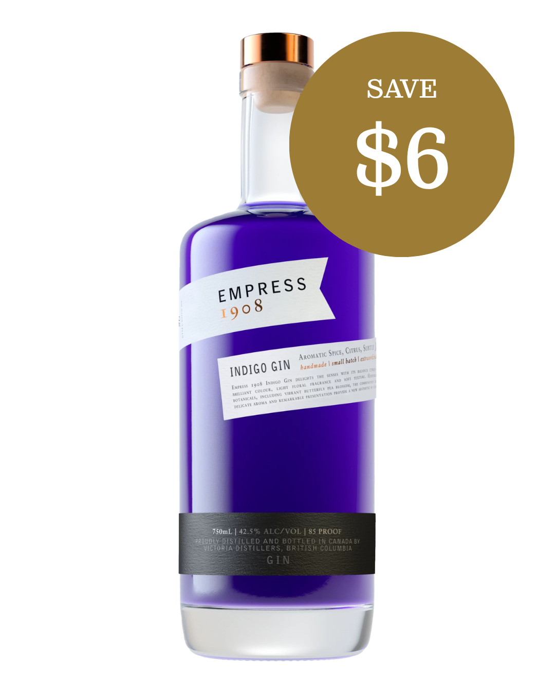 Empress 1908 Indigo Gin on sale at JAK's Beer Wine Spirits, May 2026