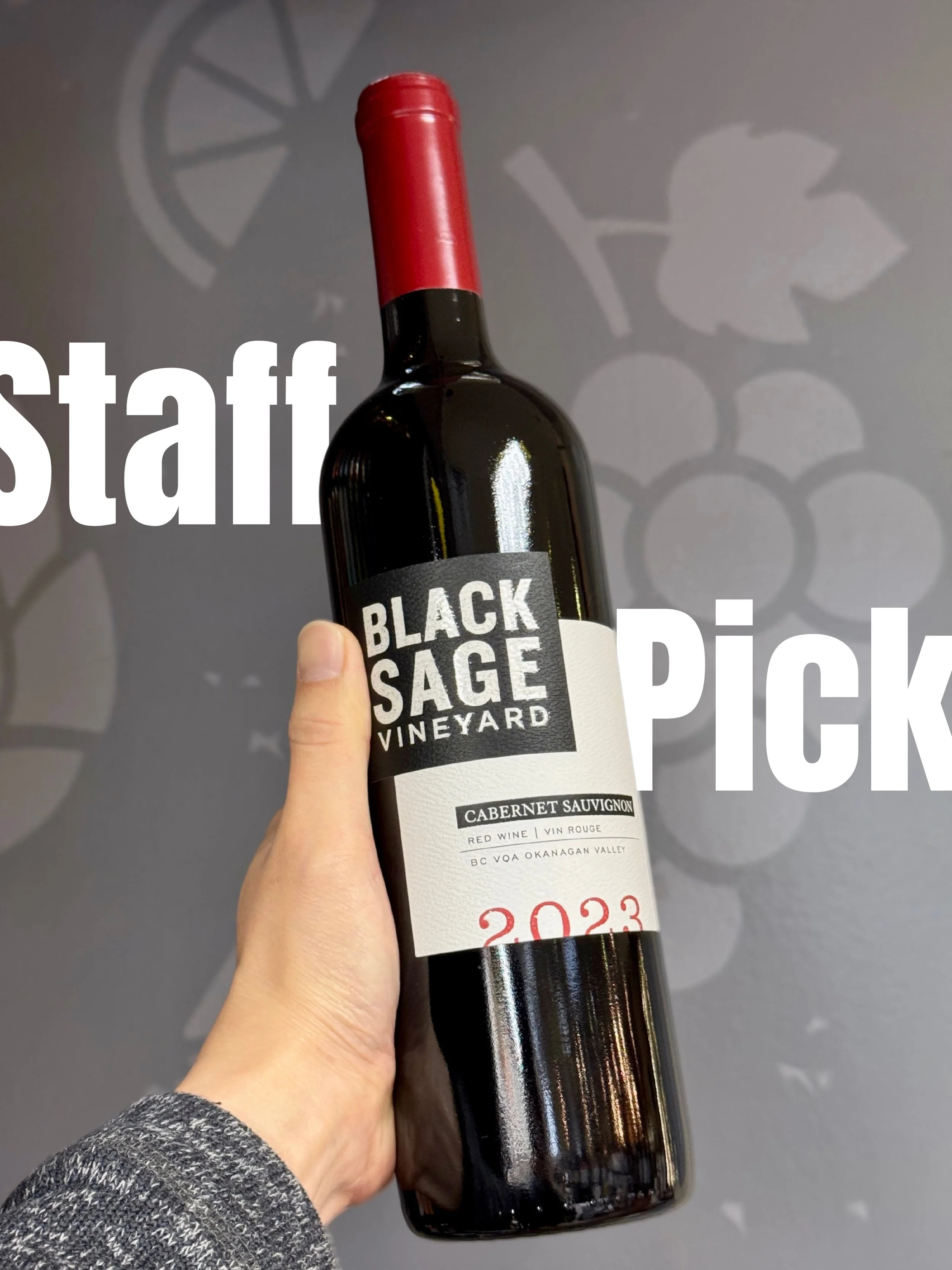 Staff Pick! 🍷 Discover award winning excellence with the 2023 @blacksagewine Cabernet Sauvignon 🇨🇦

Recently earning Gold at the 2026 All Canadian Wine Championships, this is definitely a crowd-pleaser. It pours a deep red with a beautiful purple 