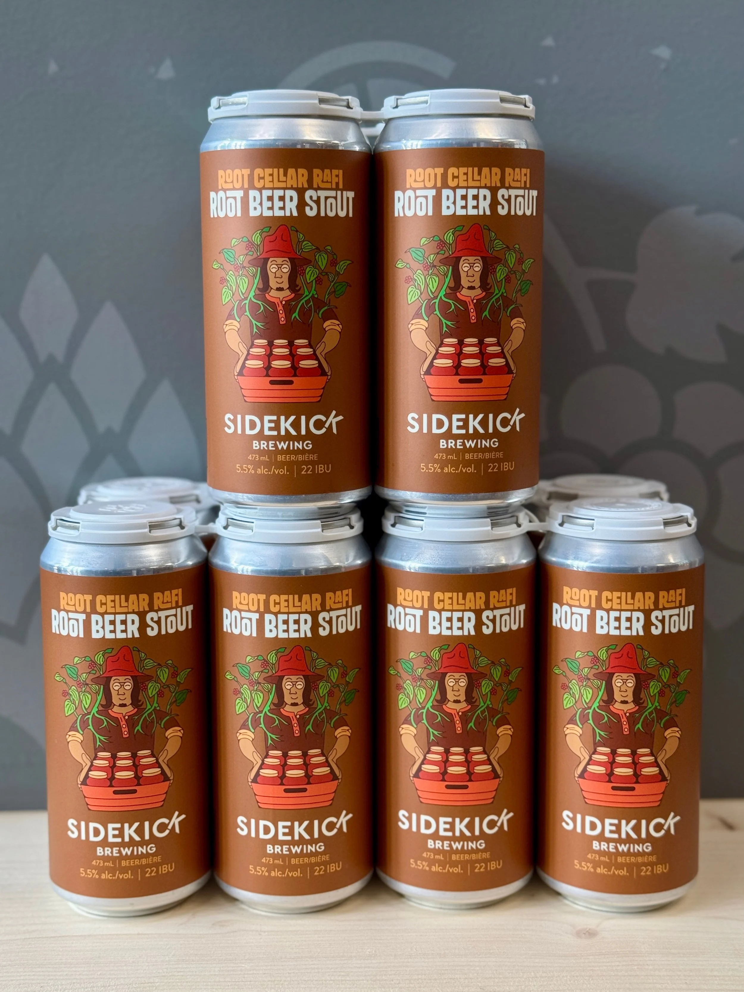 Calling all stout lovers and root beer fans! We have a highly special beer waiting for you 🍺 Root Cellar Rafi Root Beer Stout from @sidekickbrewing 

Pouring a beautiful dark color with a rich, frothy head, this Staff Pick showcases a signature nost