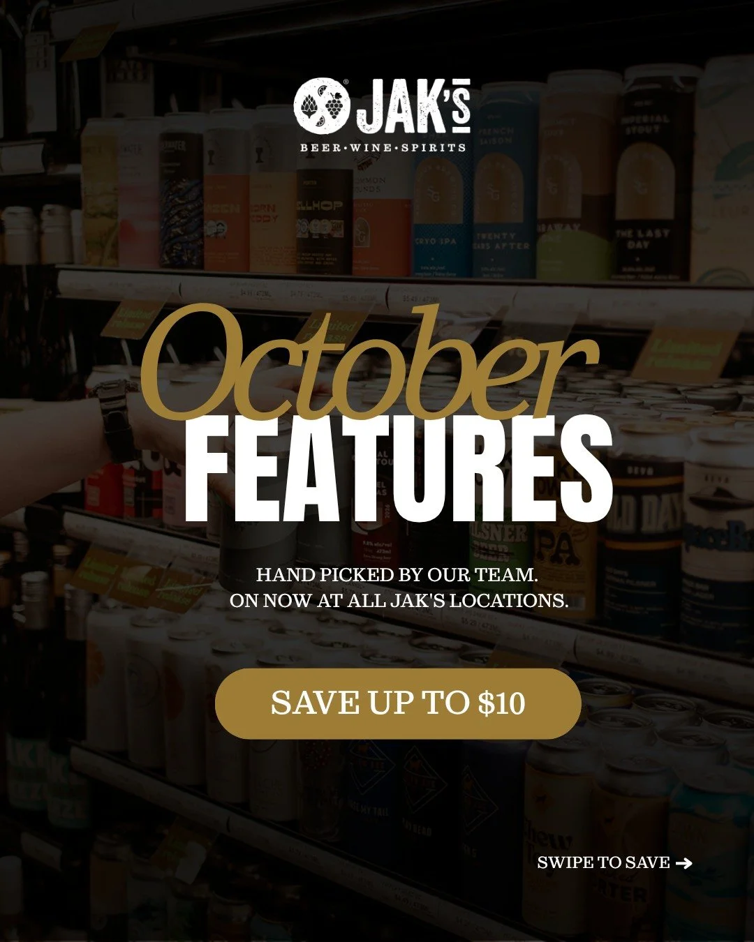 October features are here 🍂

Thanksgiving long weekend is coming and we've got the whole table covered. Beer for the backyard, wine for the turkey and a Scotch for after dinner.

Here are eight of our favourites, but there's even more on sale all mo