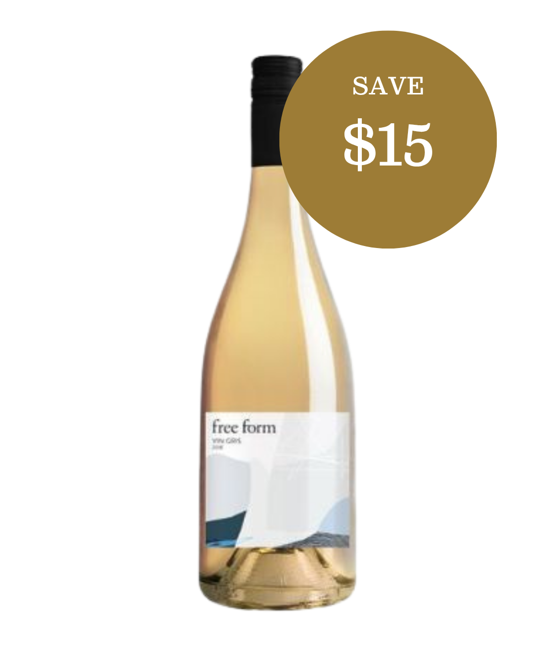 Haywire Free Form Vin Gris bottle, save $15