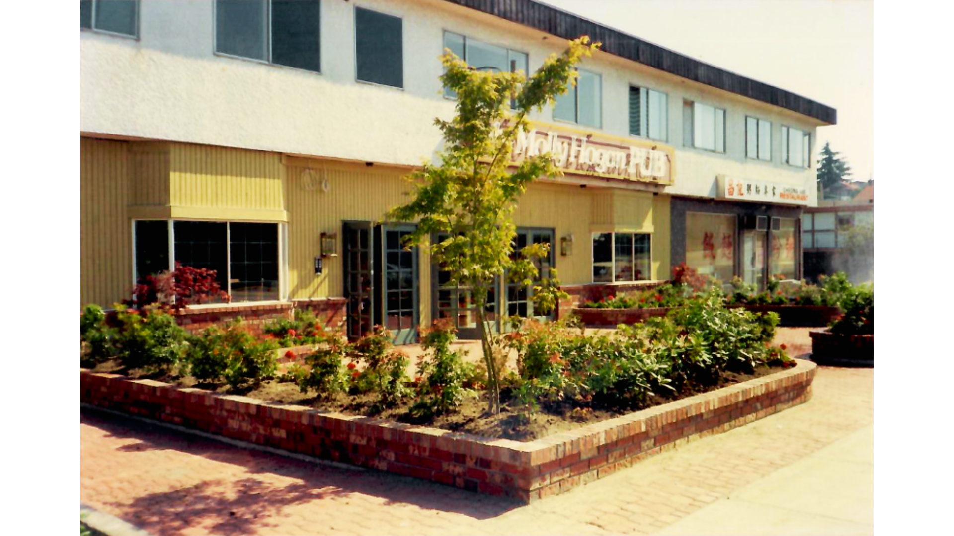 Molly Hogan's Pub exterior in Vancouver, the original pub location before it became the Elephant Walk under John Kettlewell