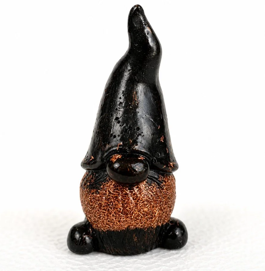 Orgonite Gnome Shungite Hat with Copper.jpg