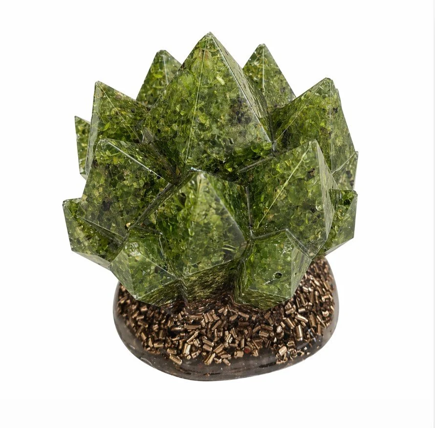 Peridot Orgonite Crystal Cluster.jpg