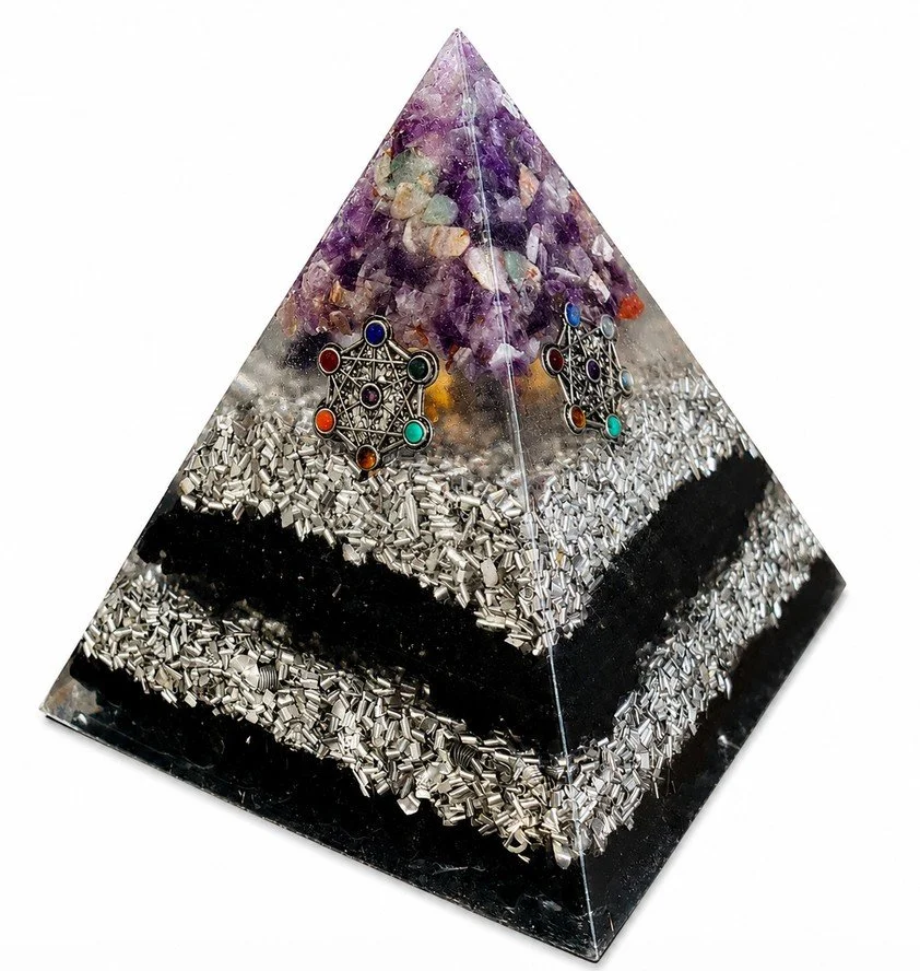 Chakra charm pyramid