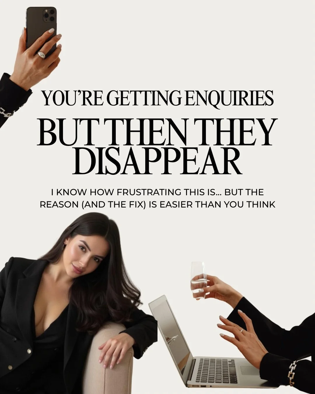 🤦🏻&zwj;♀️ I know how frustrating it is when the enquiries are there&hellip; but nothing comes from them.

And your first thought is usually:
&ldquo;Is it my pricing?&rdquo;
&ldquo;Do I need to change my offer?&rdquo;

But if people are reaching out