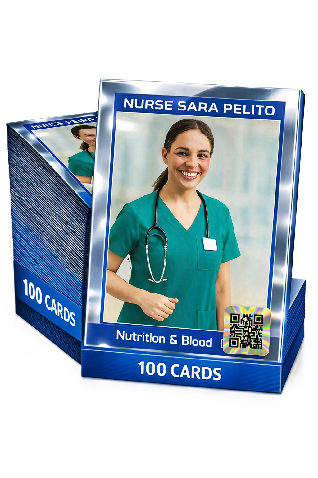 100 Metallic Cards – $150