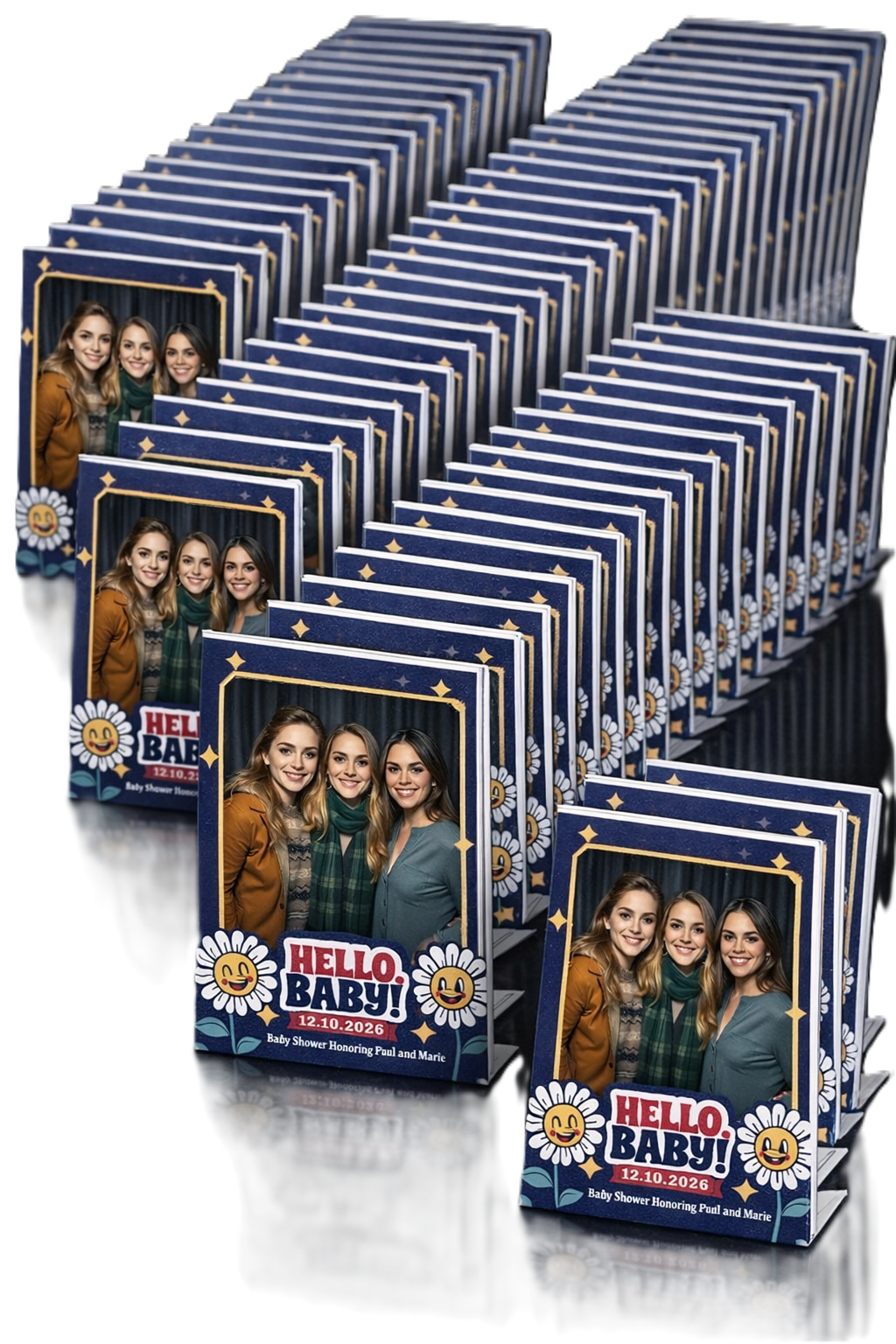 🖼️ Clear Acrylic Tabletop Frames (Premium Option) – $270  Up to 300 Guests