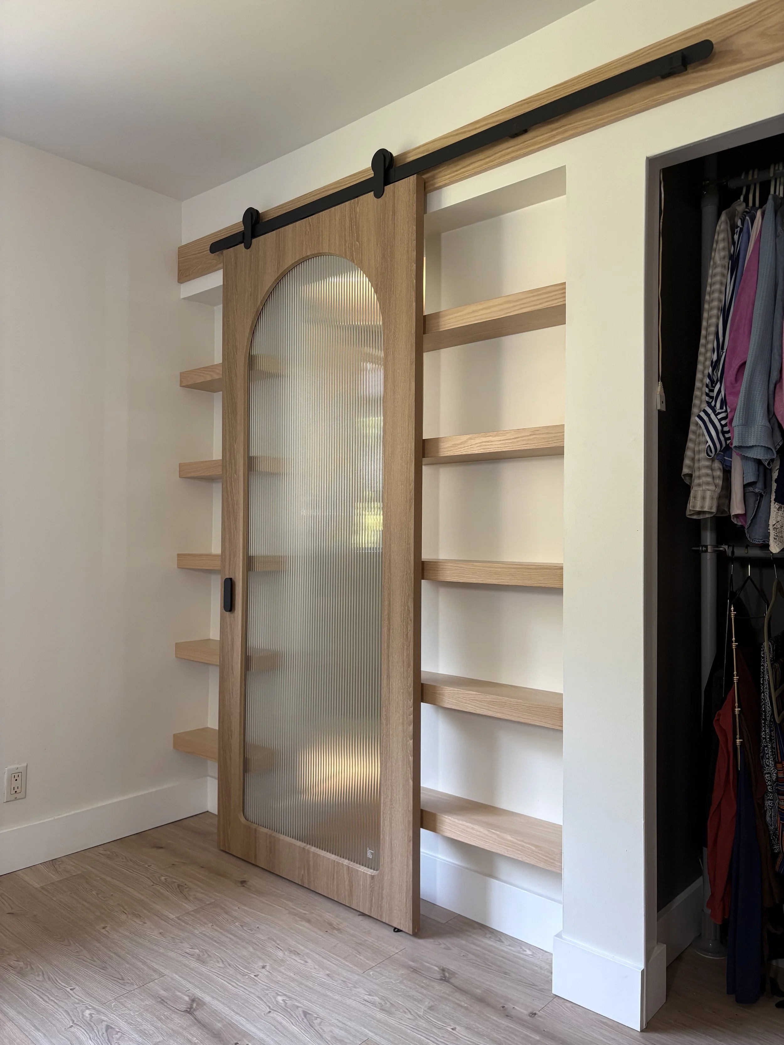 oak plywood shelf 