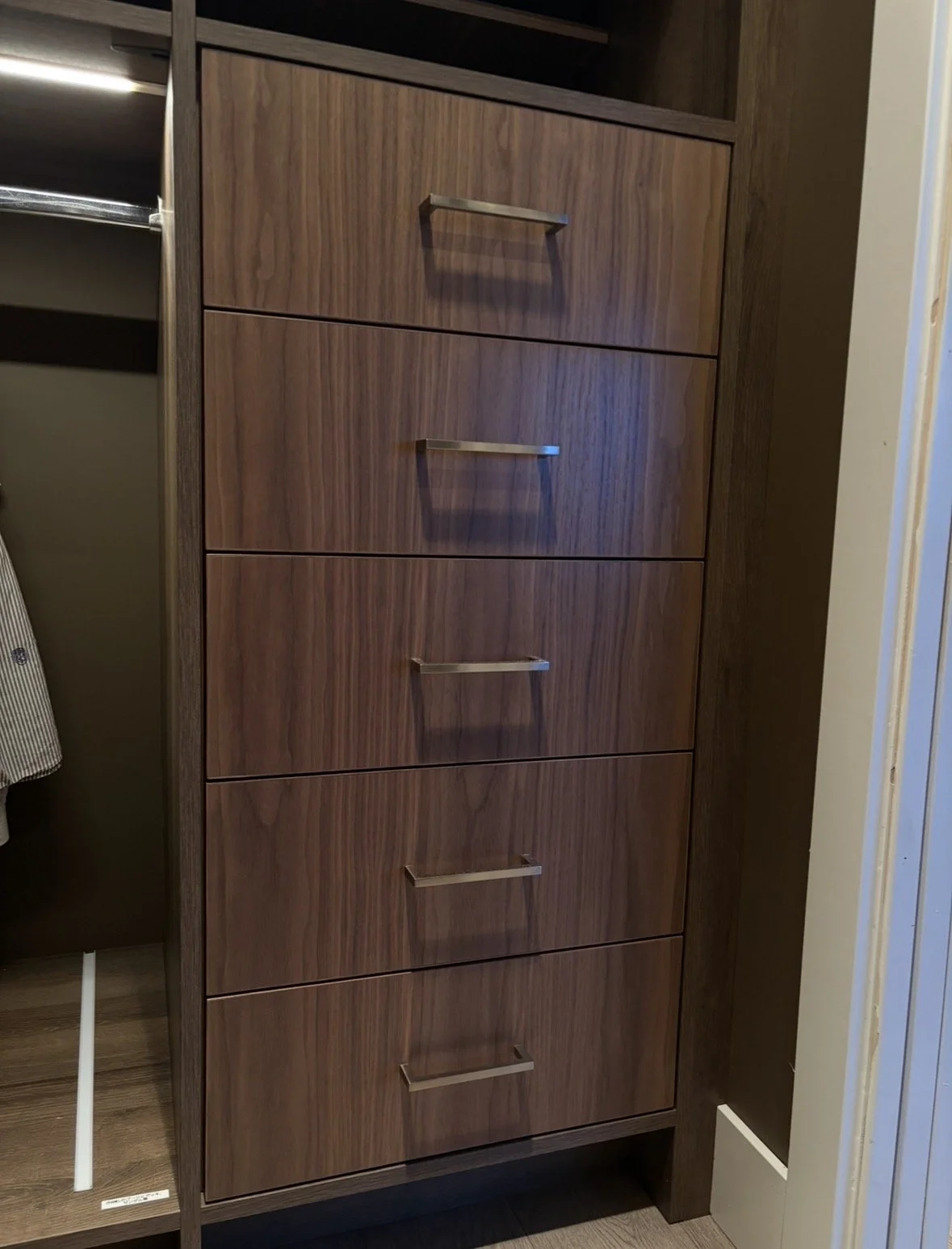 dark walnut drawers 