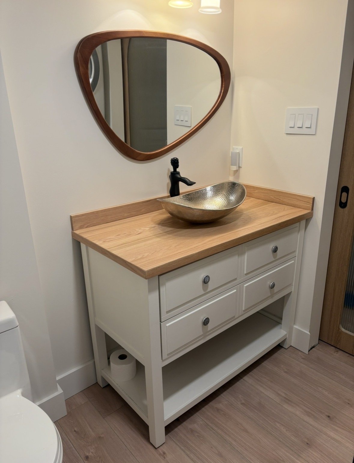 red oak with vessel copper