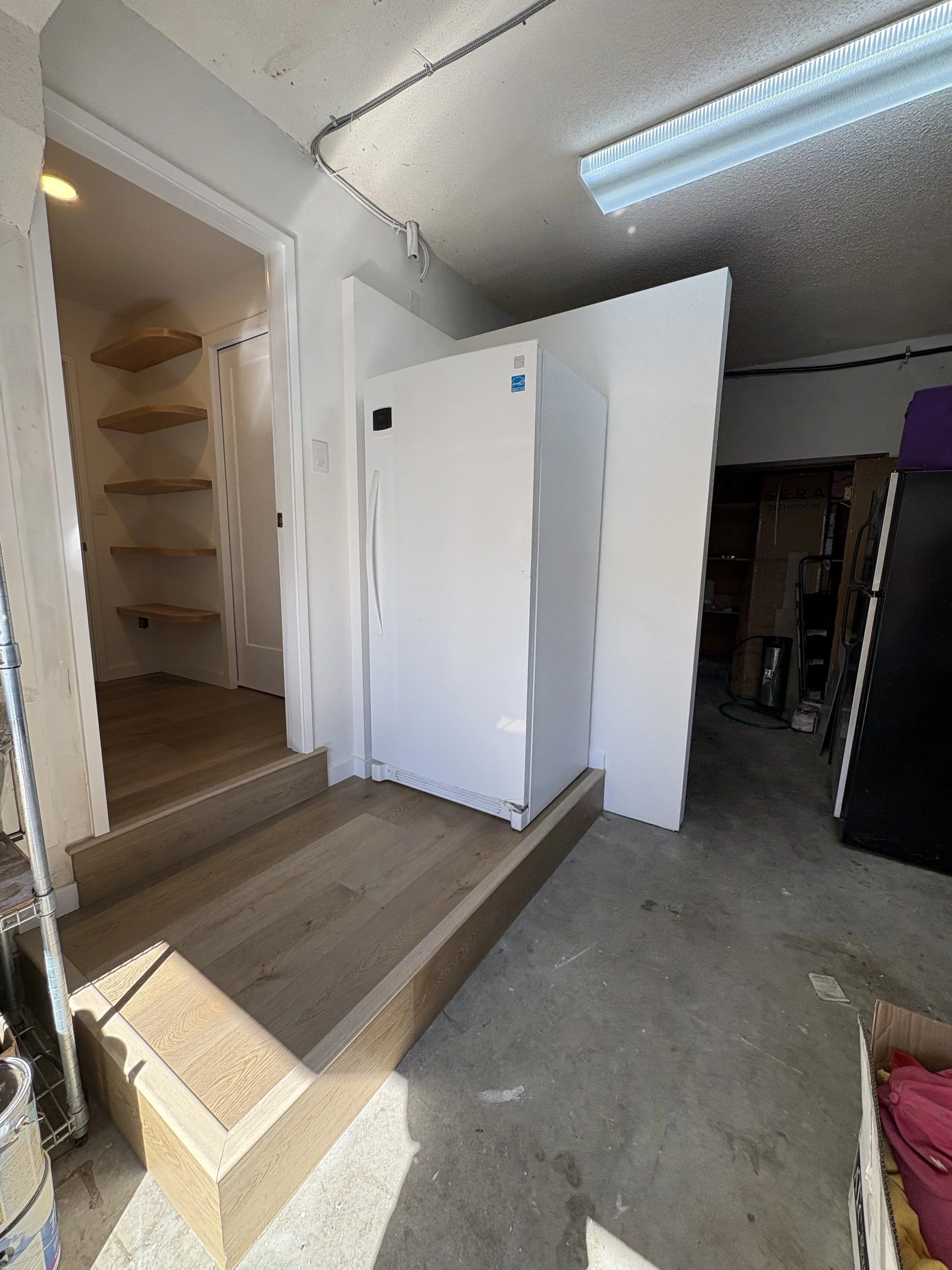 Setting up fridge station