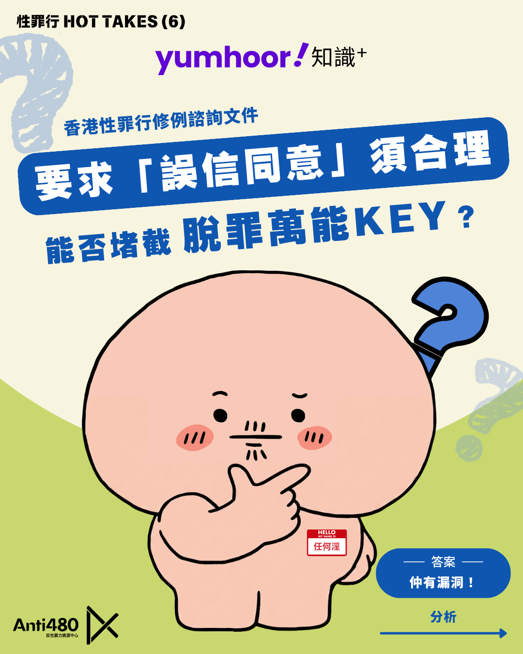 【性罪行懶人包】要求「誤信同意」須合理能否堵截脫罪萬能Key?