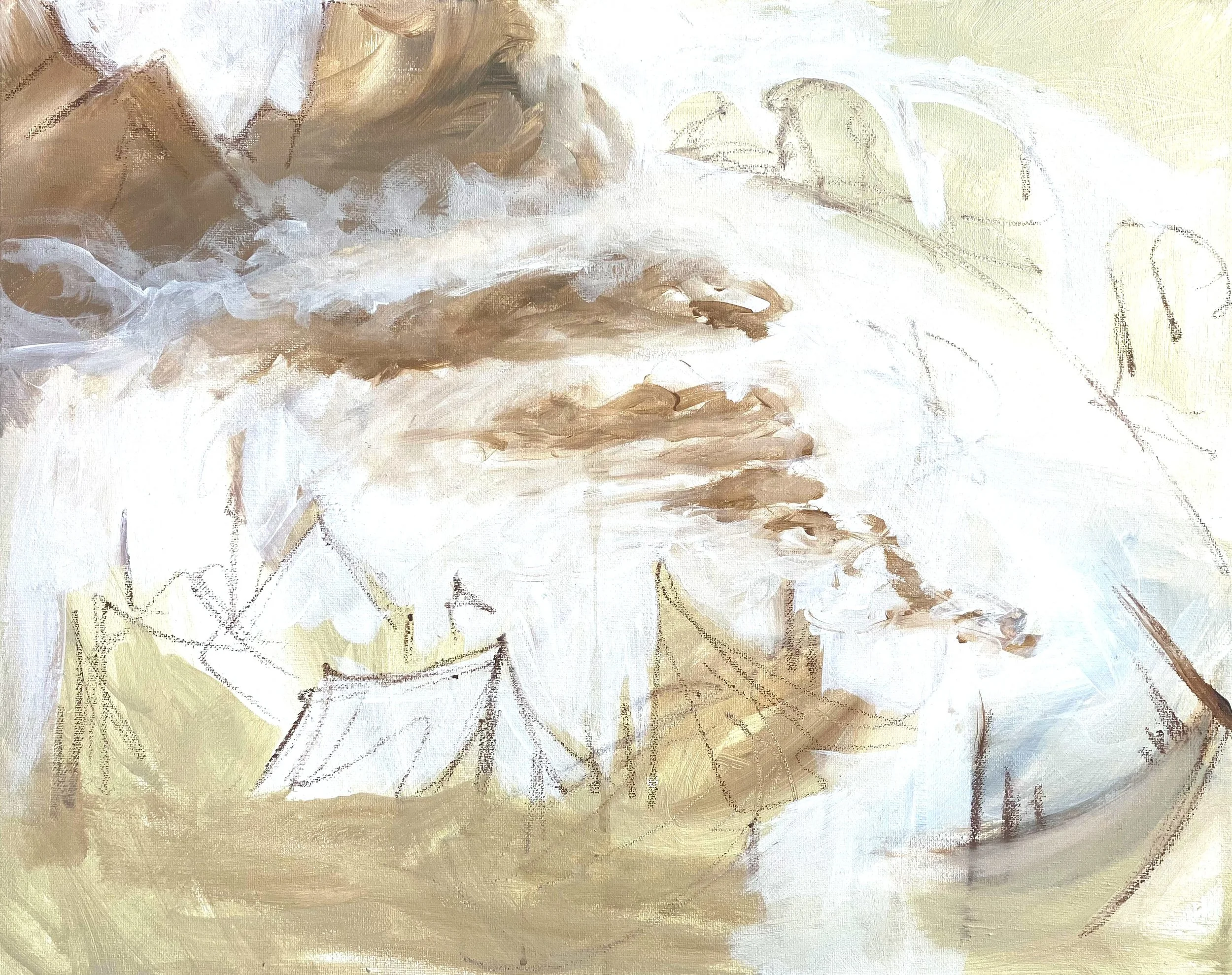 8r1, acrylic on canvas, 50 × 40 cm, 2025