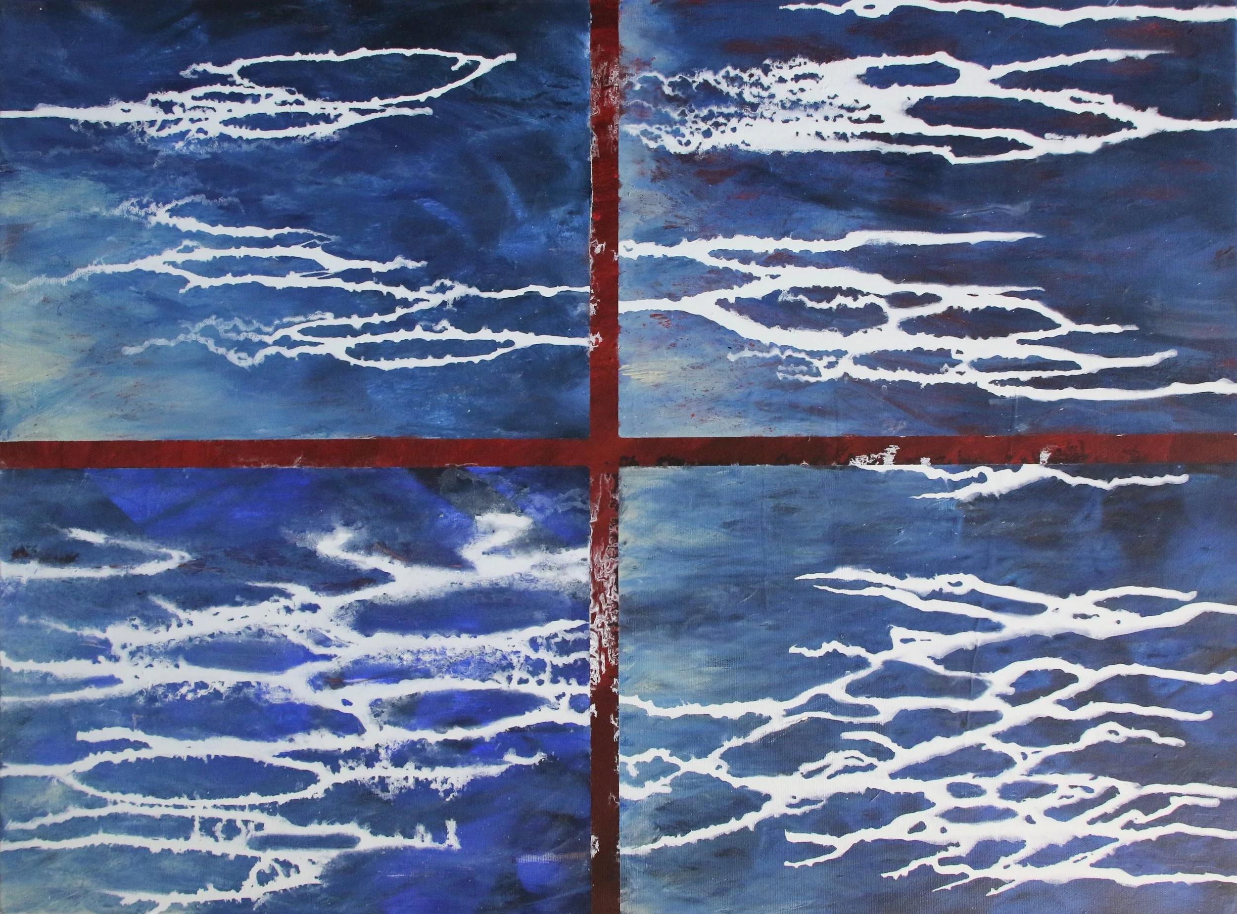 7q5, acrylic on canvas, 80 × 60 cm, 2023