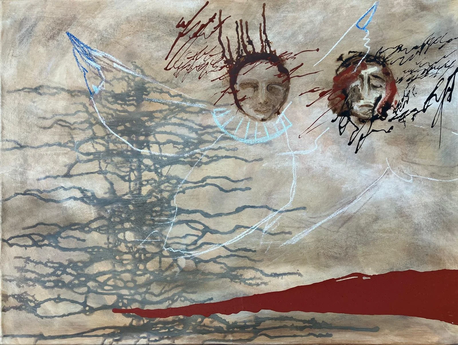 9g4, acrylic on canvas, 80 × 60 cm, 2025