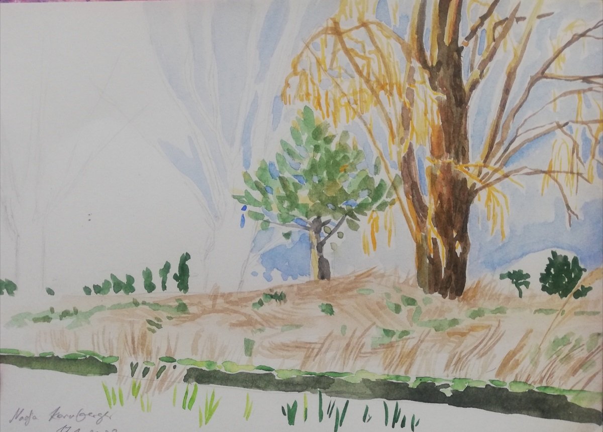 0g3, watercolour, DIN A5, 2022