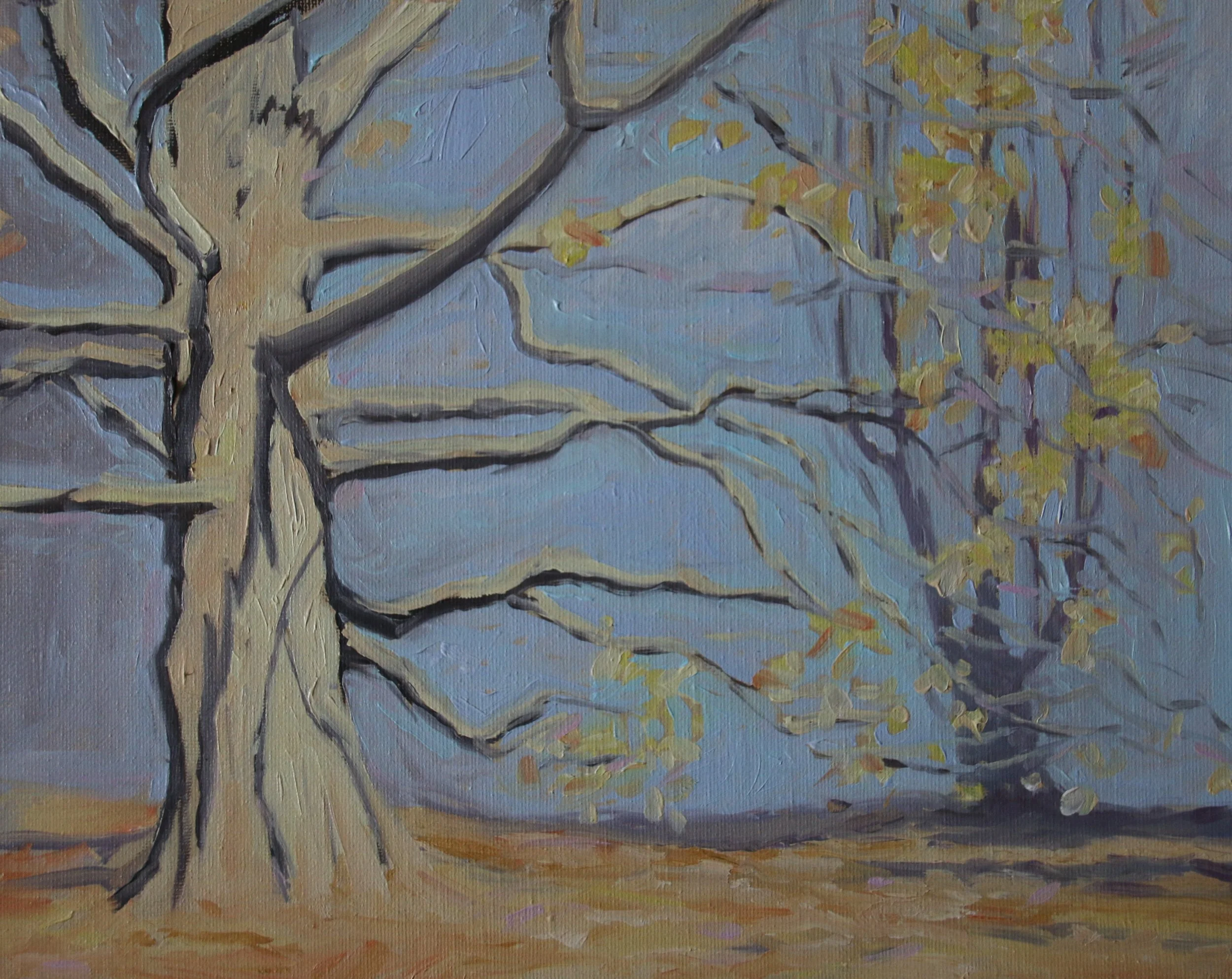 6za4, oil on cardboard, 30 × 24 cm, 2022