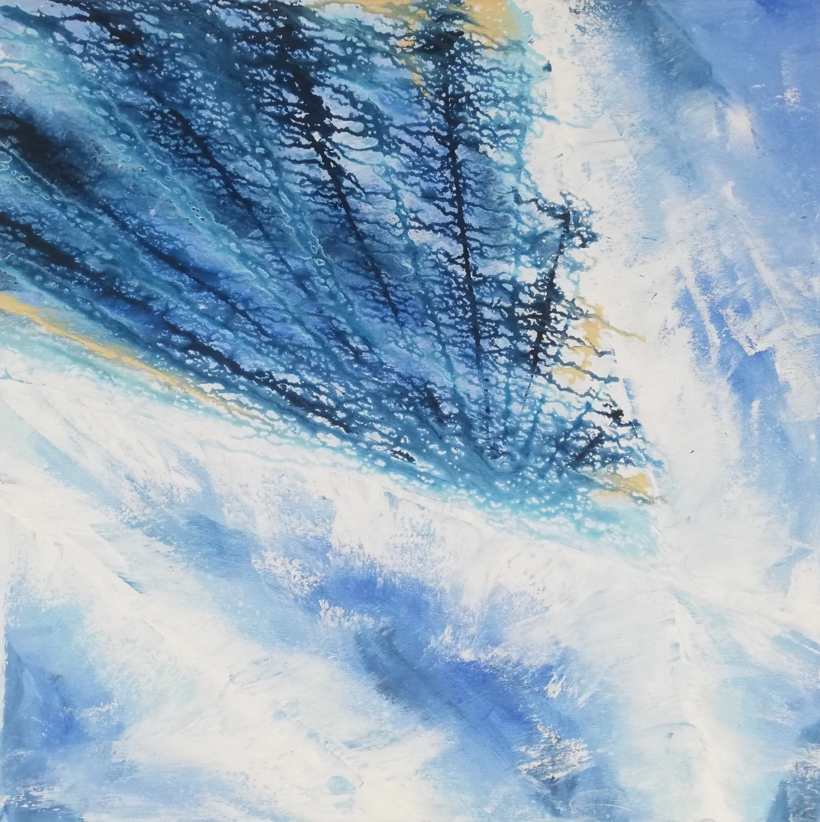 5t1, acrylic on canvas, 60 × 60 cm, 2022