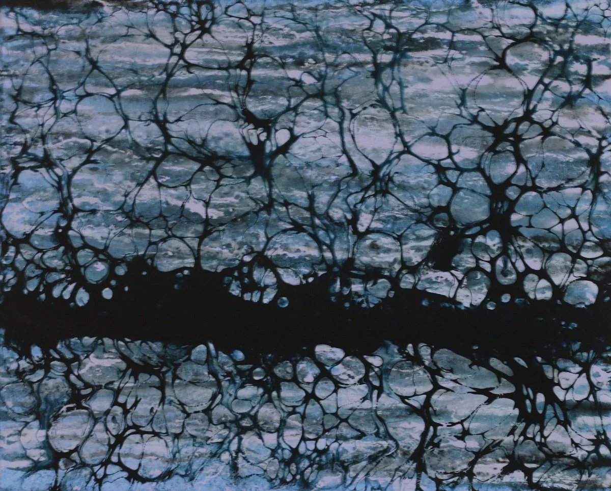 4l0, acrylic on canvas, 50 × 40 cm, 2021