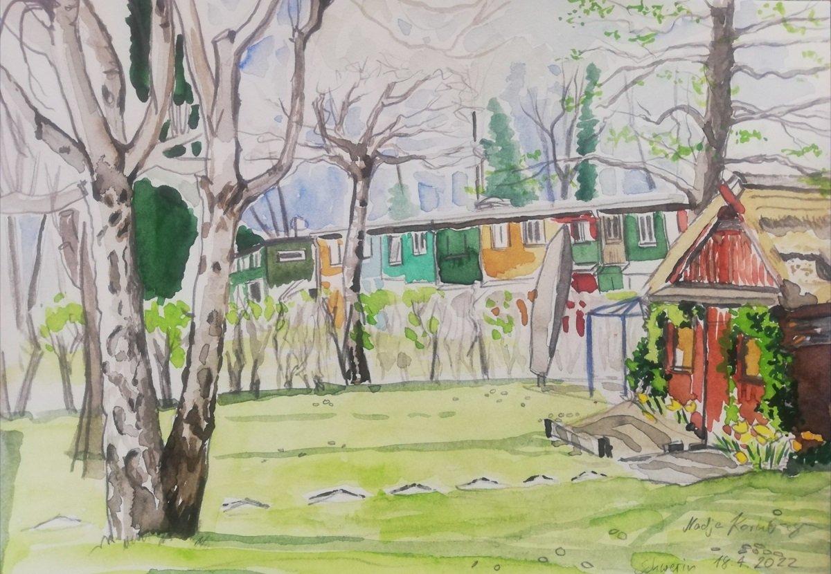 0i3, watercolour, DIN A5, 2022