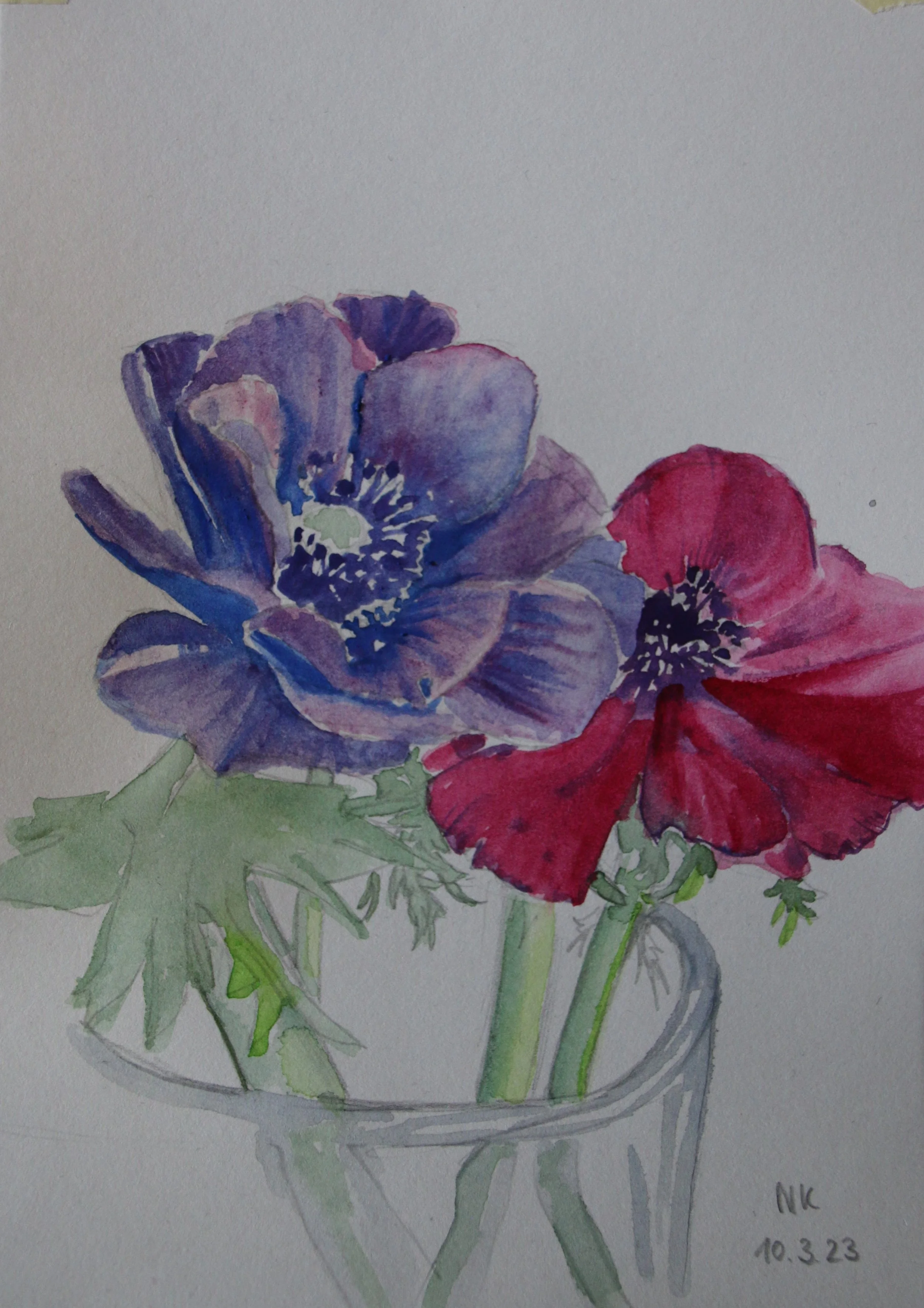 6t1, watercolour, 14,8 x 21 cm, 2023