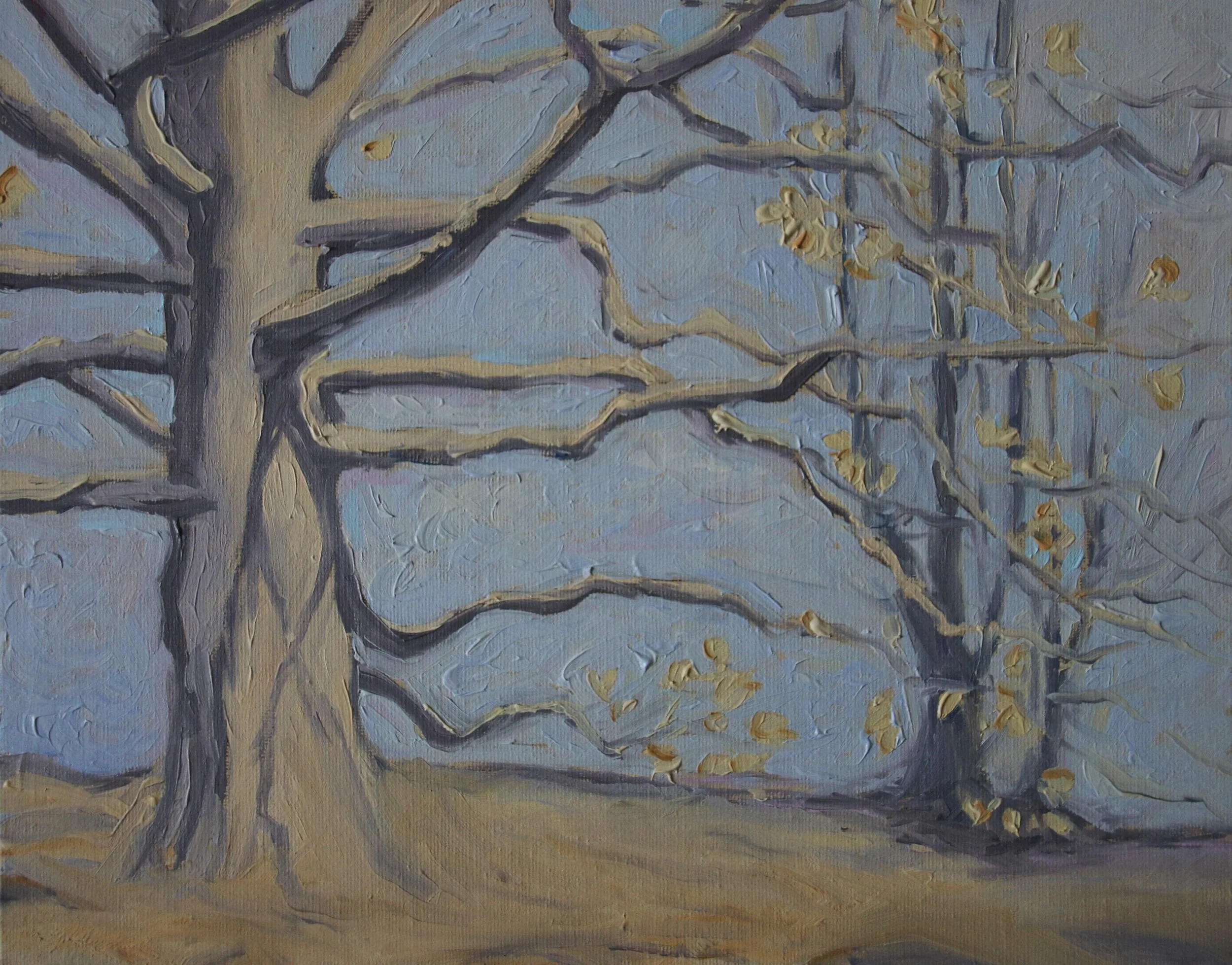 6za3, oil on cardboard, 30 × 24 cm, 2022