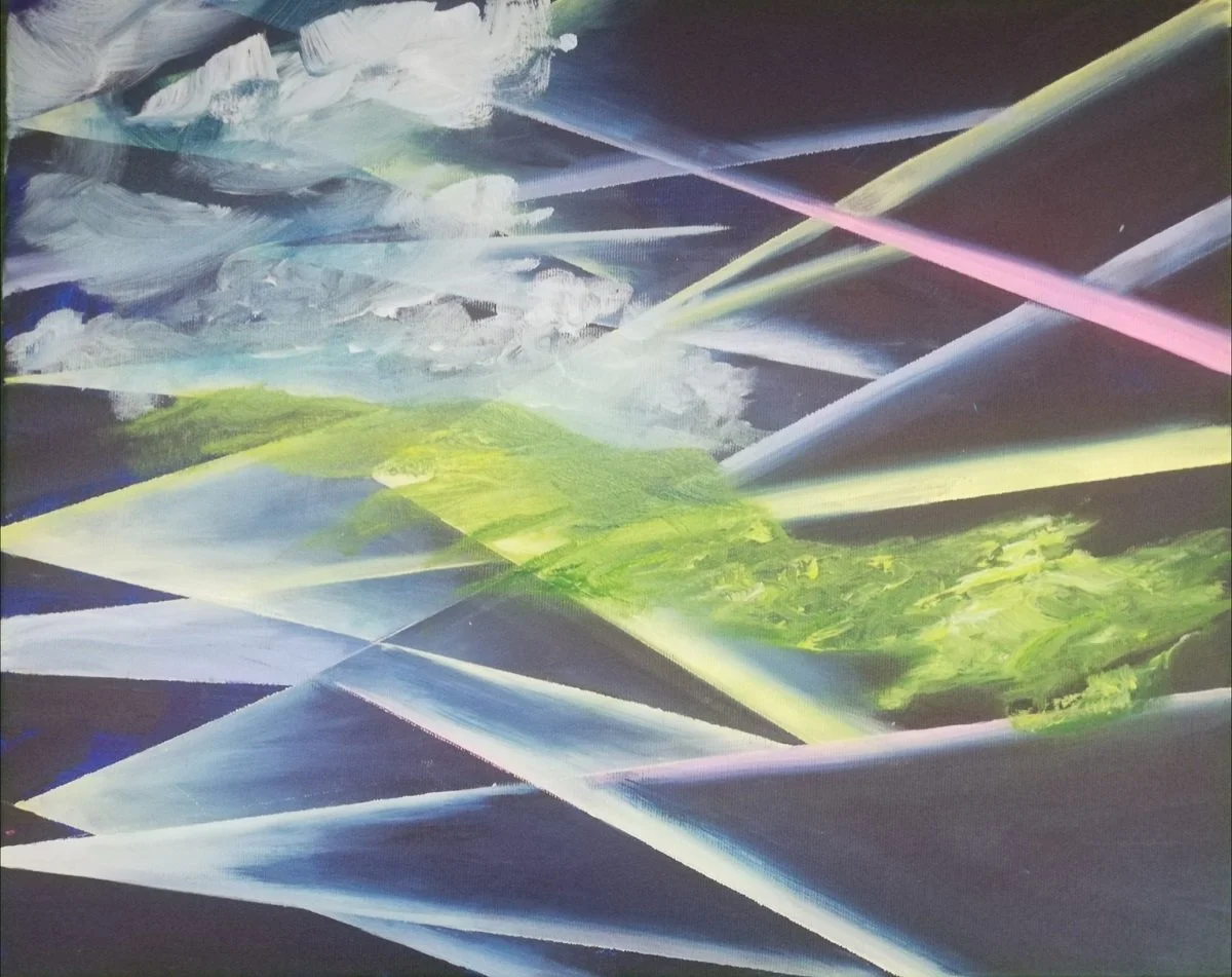 5e2, acrylic on canvas, 50 × 40 cm, 2022