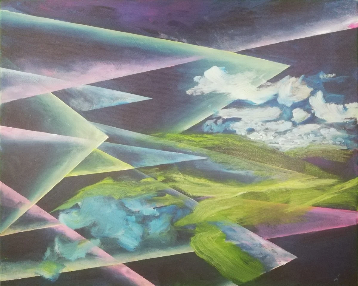 5j2, acrylic on canvas, 50 × 40 cm, 2022