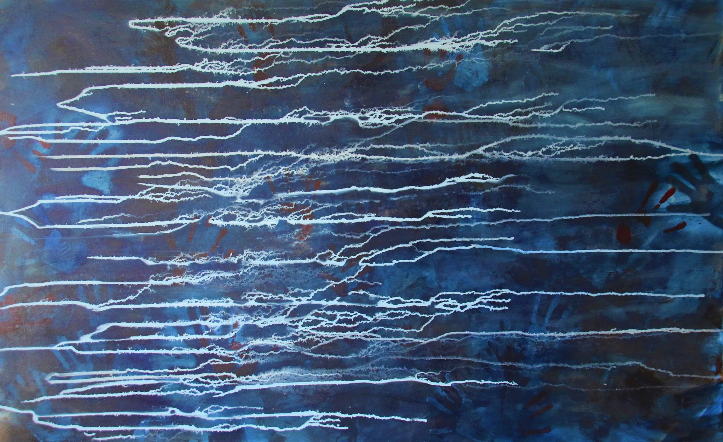 7b3, acrylic on canvas, 155 × 100 cm, 2023