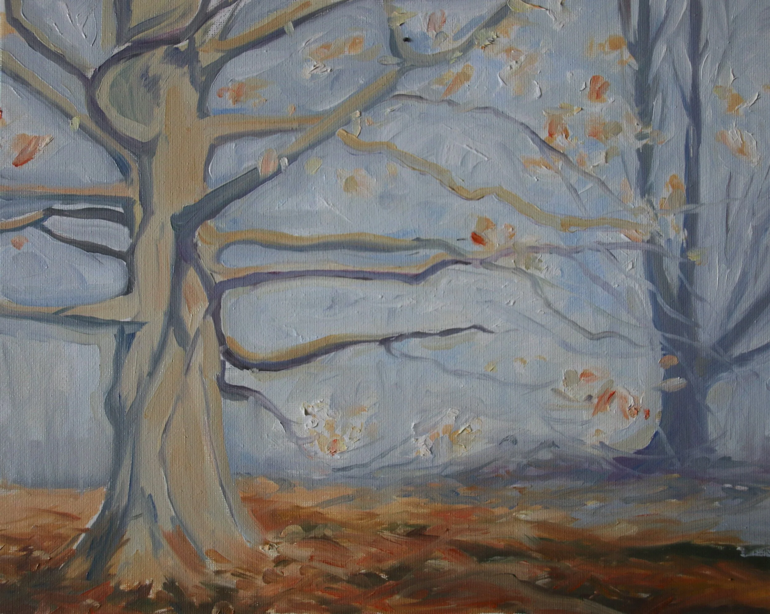 6z1, oil on cardboard, 30 × 24 cm, 2022