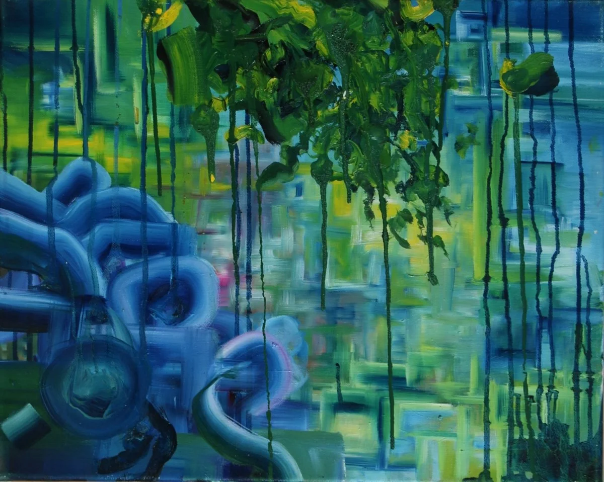 1j5, oil on canvas, 50 × 40 cm, 2019