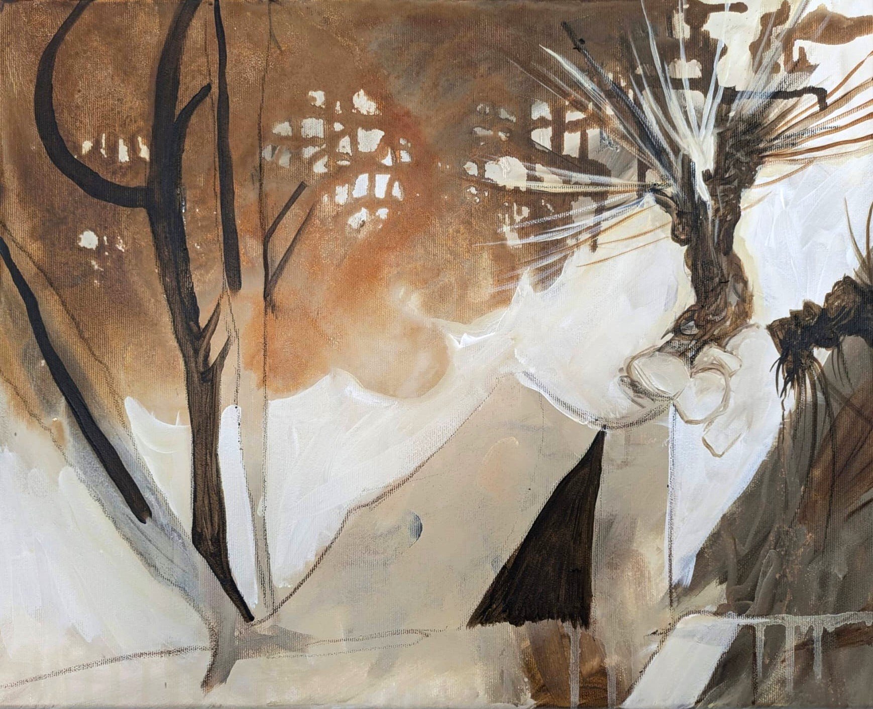 8u2, acrylic on canvas, 50 × 40 cm, 2025