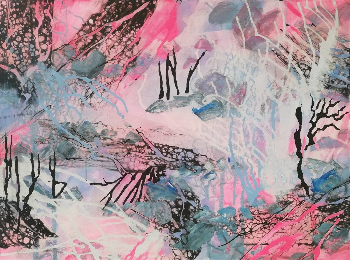 5m5, acrylic on canvas, 80 × 60 cm, 2022